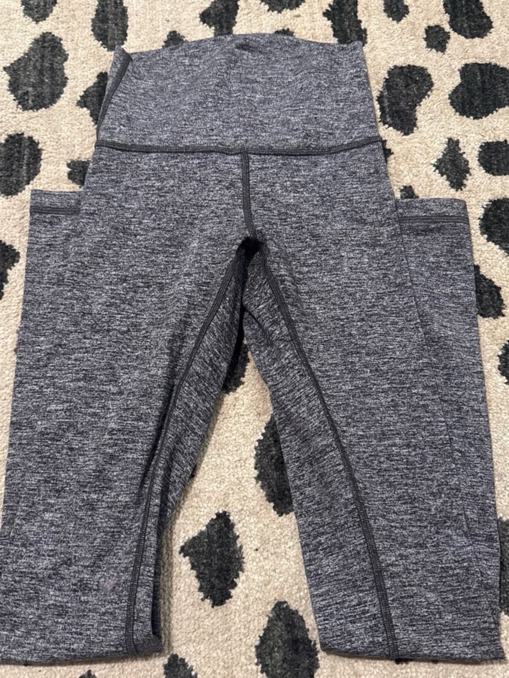 lululemon athletica Women's Heather Gray High-Waist Leggings
